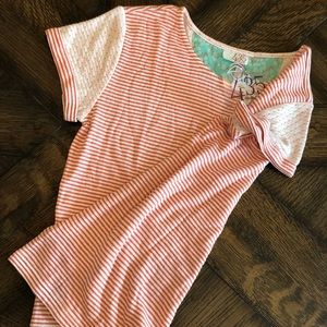 NWT Tween stripe top